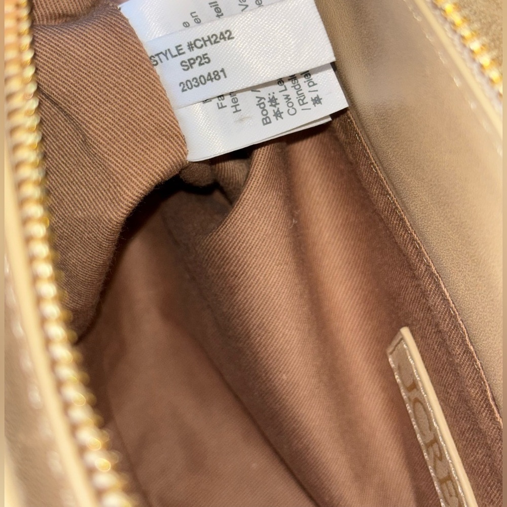 J.Crew Small Berkeley Top Handle Suede and Leather Bag Light Khaki CH242 - Picture 11 of 16